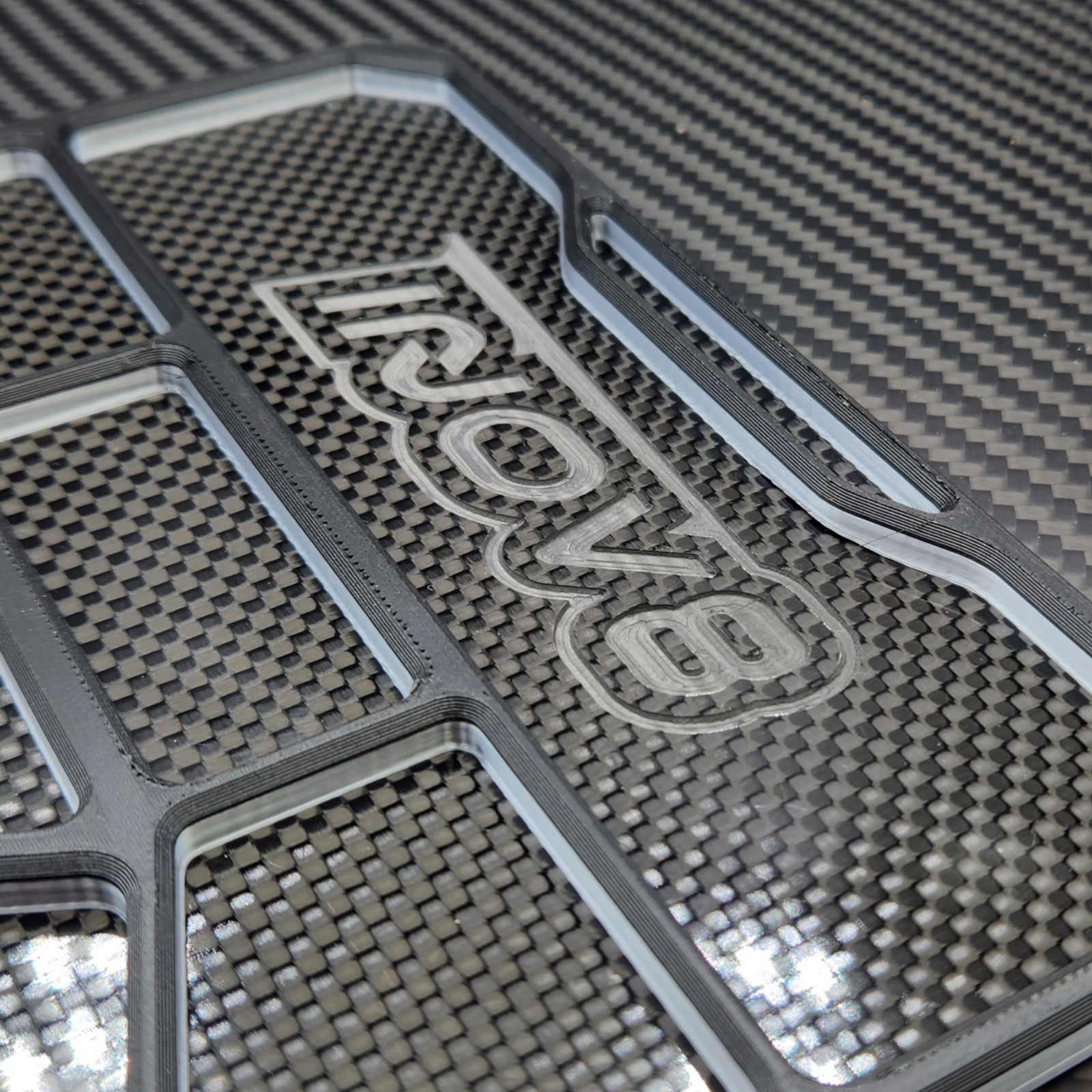 INOV8 3DX Carbon Parts Tray (161x126mm) - Silver