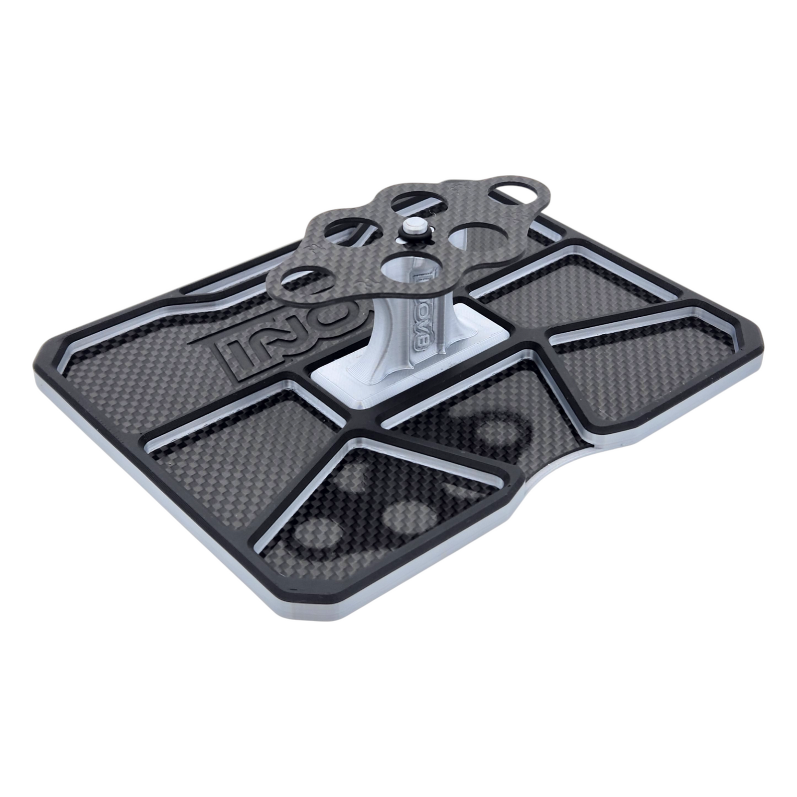 INOV8 3DX Carbon 1/10th Onroad Shock/Diff Rebuild Stand - Silver