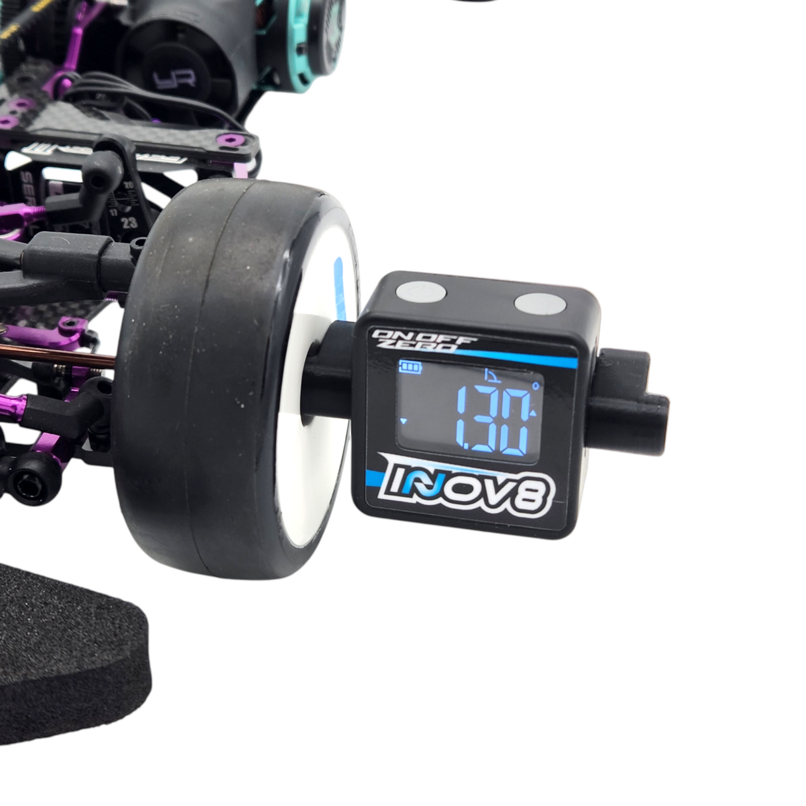 INOV8 3DX Carbon Digital Camber Gain Attachment for 1/10th Onroad/Offroad (4mm Axle)