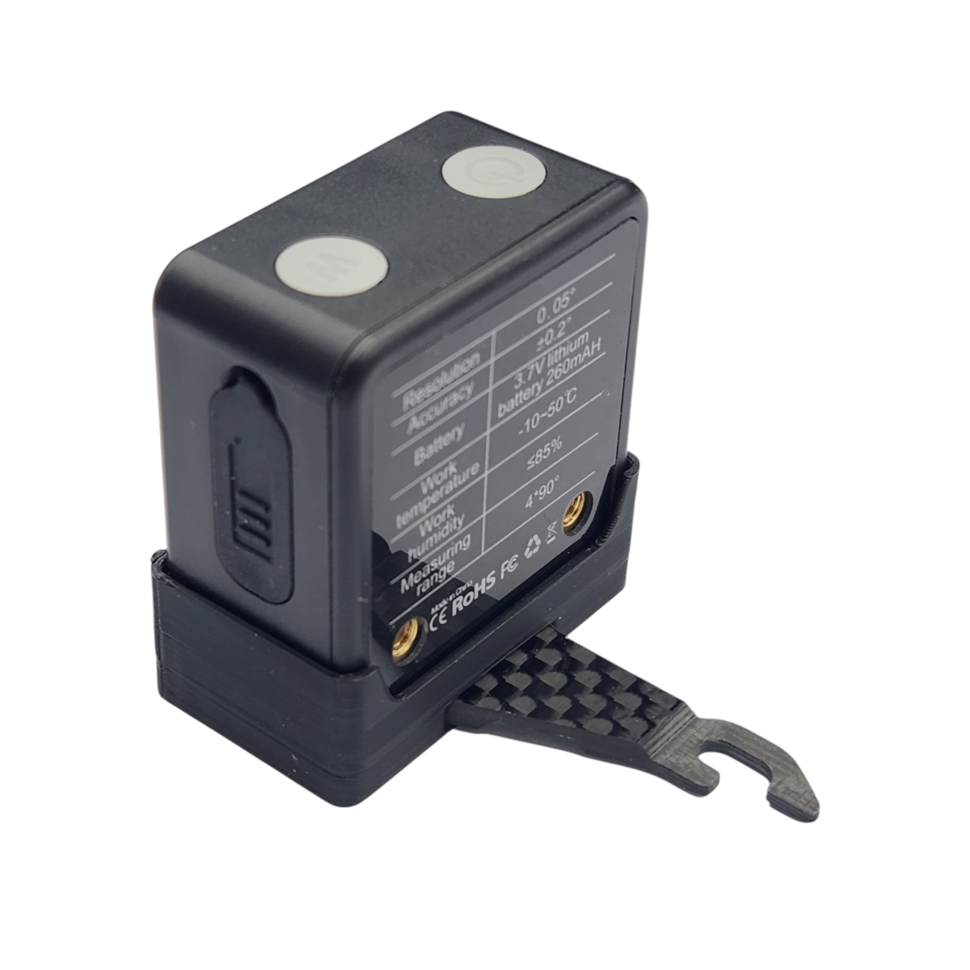 INOV8 3DX Carbon Micro Digital Angle Gauge Caster Plate for