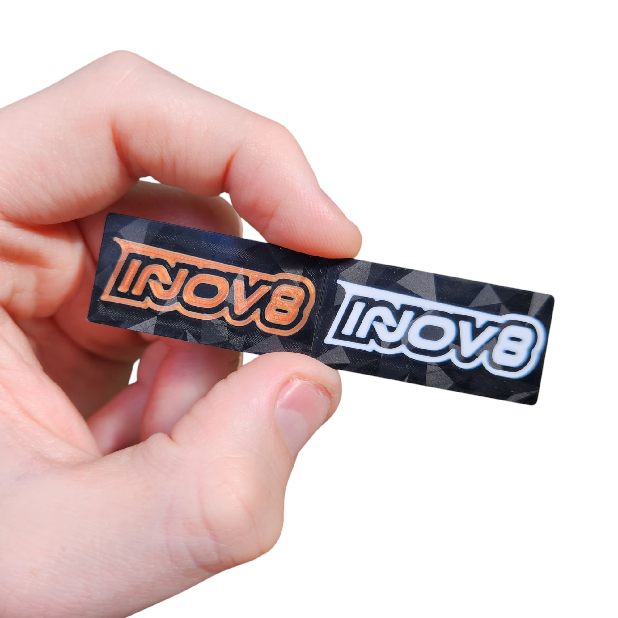 INOV8 3DX Wing Endplates for 1/10th EP Onroad - Bronze Logo