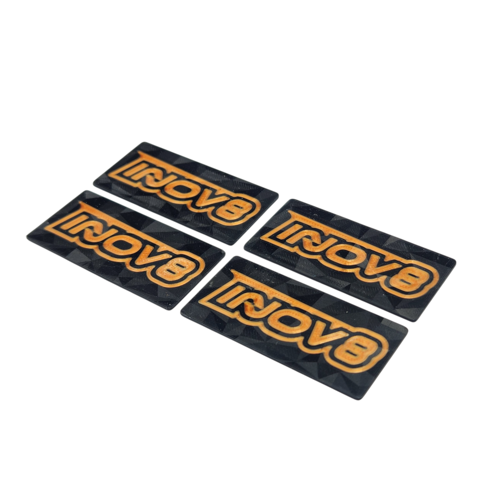 INOV8 3DX Wing Endplates for 1/10th EP Onroad - Bronze Logo