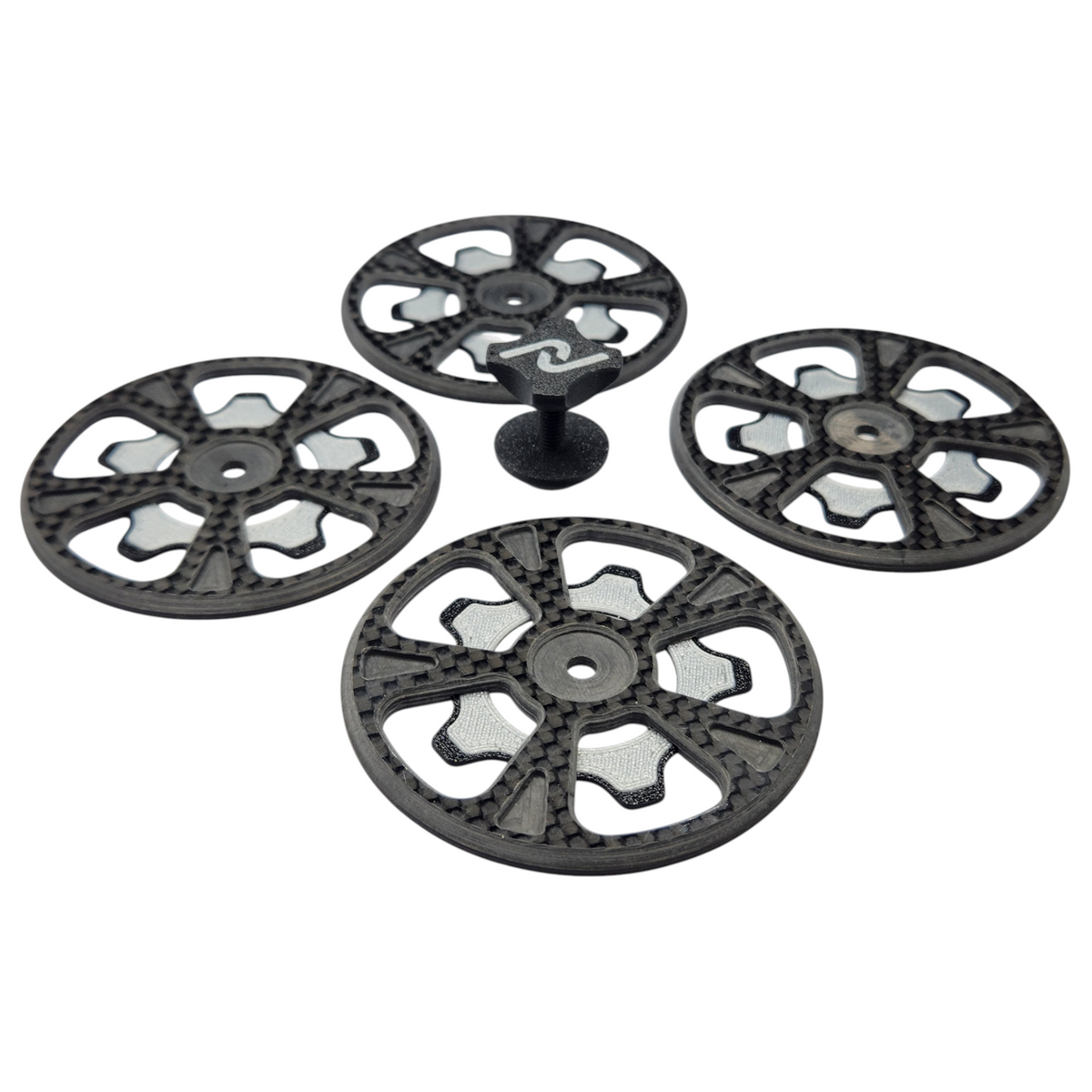 INOV8 3DX Carbon Setup Wheels for 1/10th Onroad