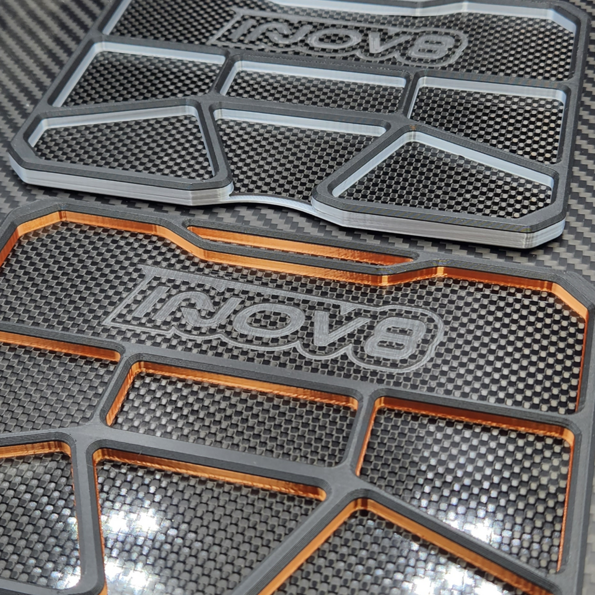 INOV8 3DX Carbon Parts Tray (161x126mm) - Silver