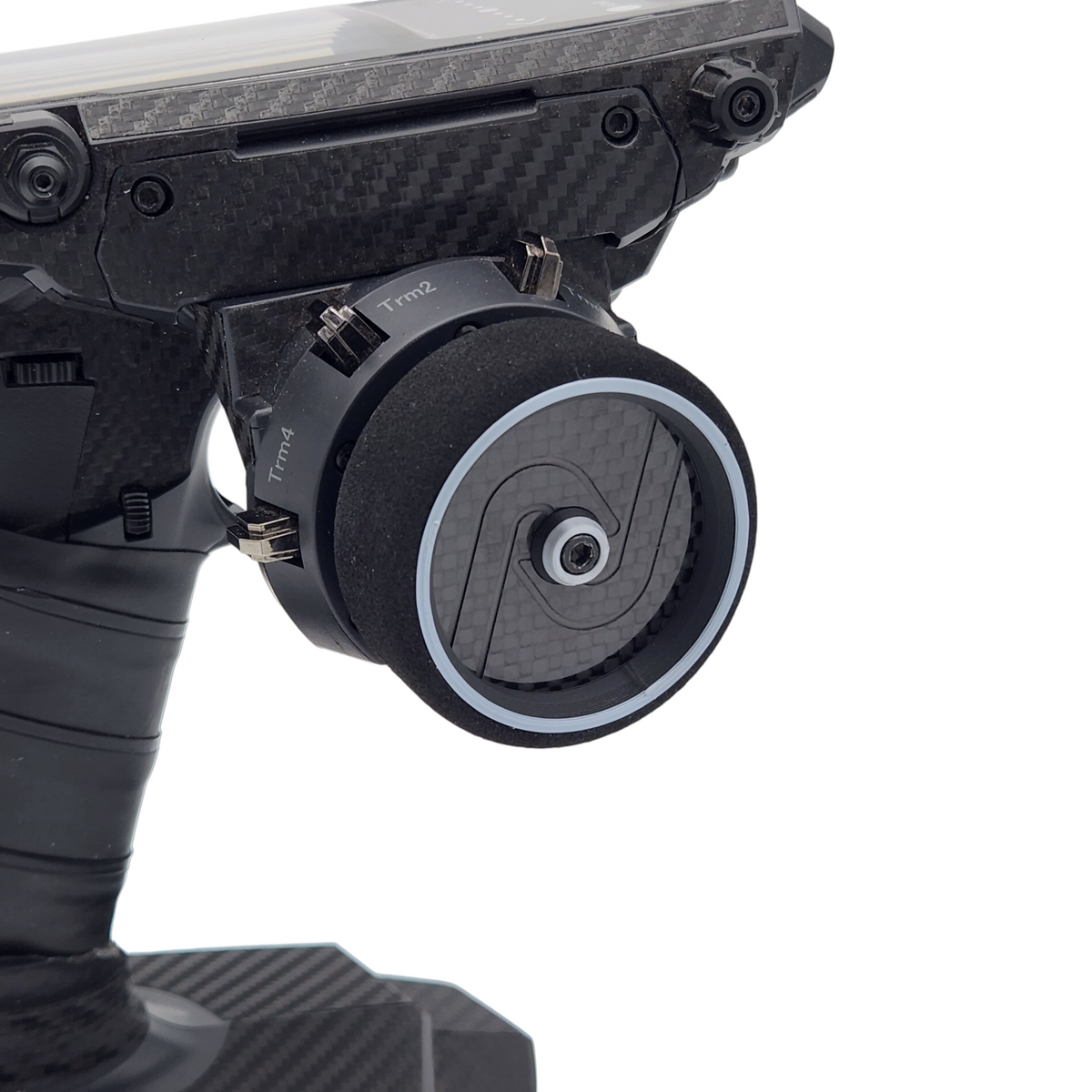 INOV8 3DX Carbon Steering Wheel for Sanwa M17/MT44/MT5 (Silver)