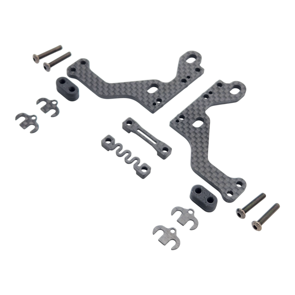INOV8 Carbon Horizontal Rear Body Mount Set for XRAY X4'26 (Various Types)