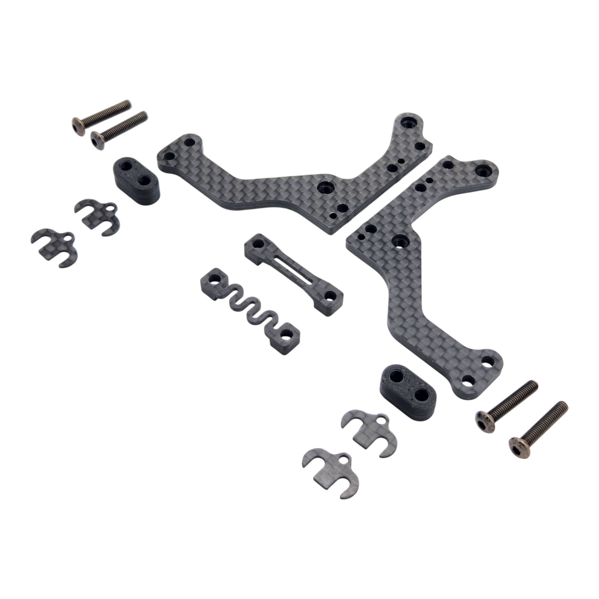 INOV8 Carbon Horizontal Rear Body Mount Set for XRAY X4'26 (Various Types)