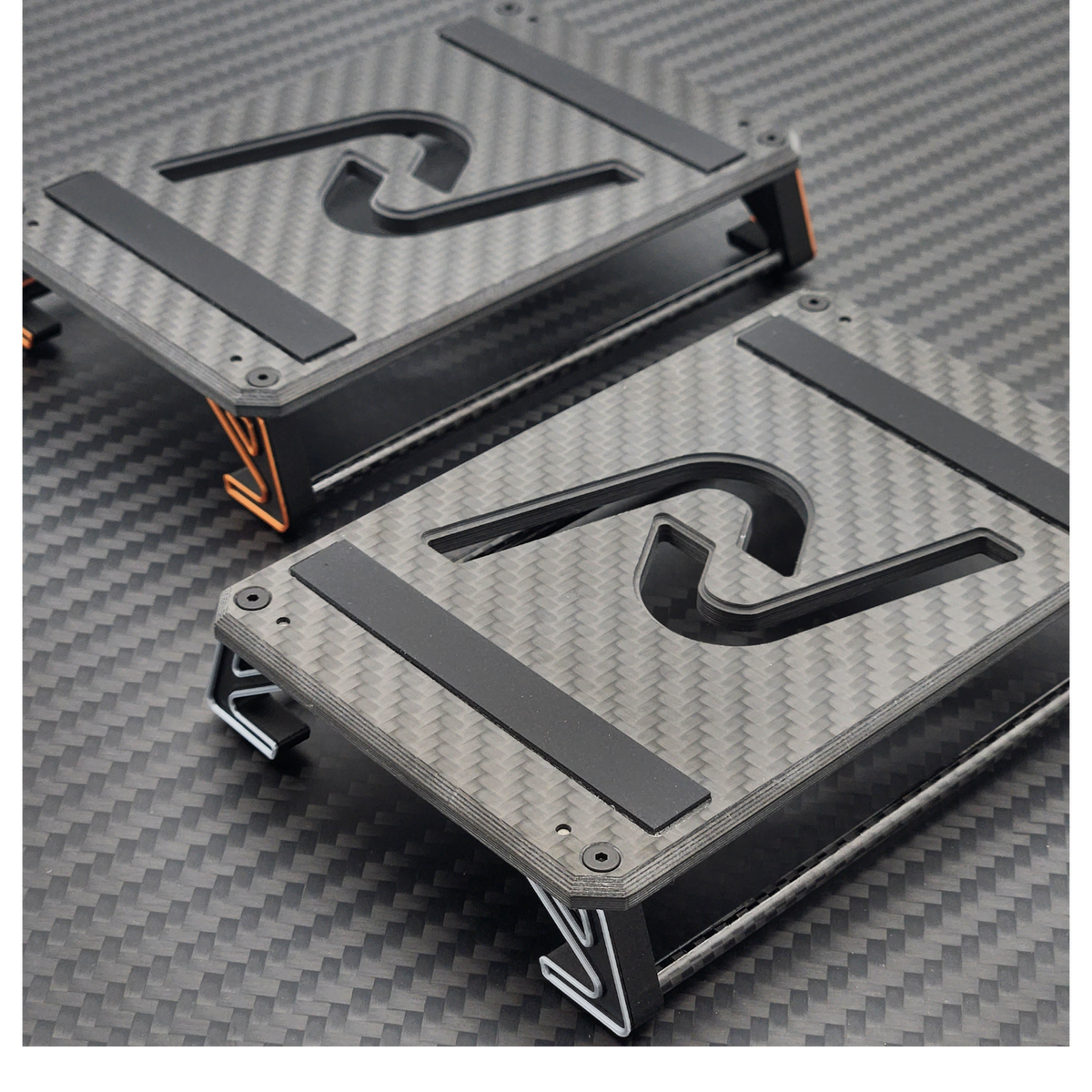 INOV8 3DX Carbon Car Stand for 1/10th &amp; 1/12th Onroad (Silver)