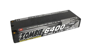 Team Zombie 6400mah 120C 7.6V HV Li-Po LCG battery pack BRCA ROAR approved