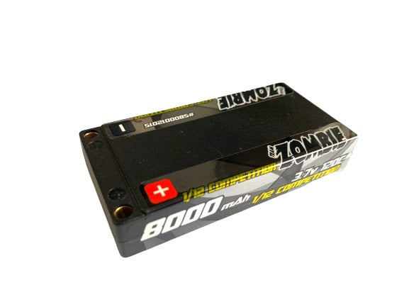 Team Zombie 8000mah 120C 3.7V 1/12 1cell Li-Po battery pack BRCA EFRA approved