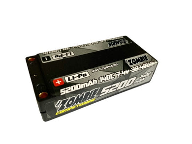 Team Zombie 5200mah 140C 7.4V Li-Po battery SHORTIE pack BRCA EFRA approved