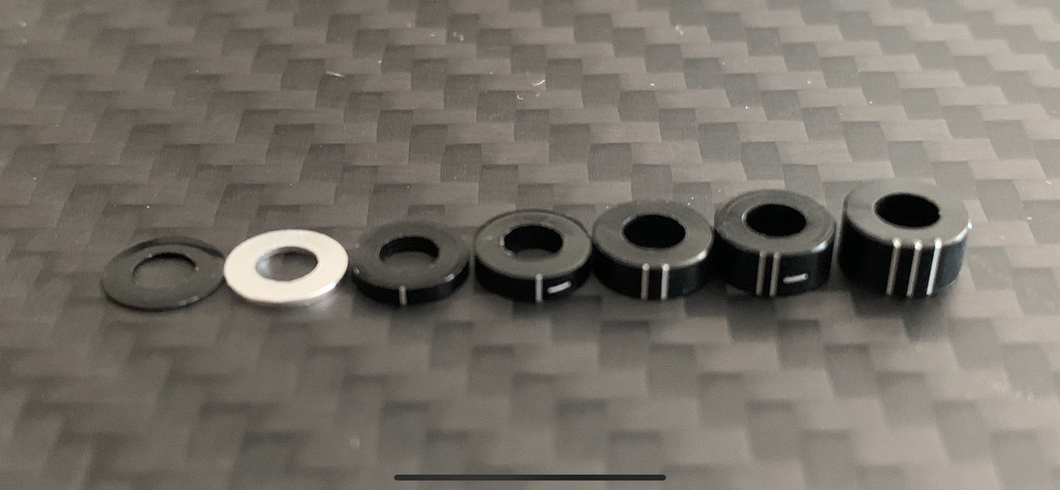 Team Zombie lazer engraved ruler (0.25mm black no mark, 0.5mm chrome no mark)(1.00mm,1.50mm,2.00mm,2.50mm,3.00mm) 70pcs set with plastic case